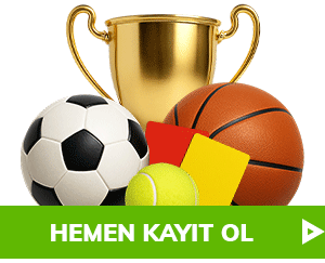 spor elementleri yer alan kayıt ol yazısı